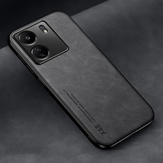 Funda Lujo Cuero Carcasa DY1 para Xiaomi Poco C65 Negro