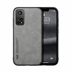 Funda Lujo Cuero Carcasa DY1 para Xiaomi Redmi K30S 5G Gris