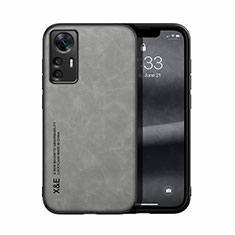 Funda Lujo Cuero Carcasa DY1 para Xiaomi Redmi K50 Ultra 5G Gris