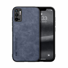 Funda Lujo Cuero Carcasa DY1 para Xiaomi Redmi Note 11 SE 5G Azul