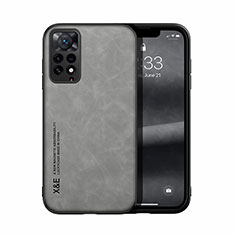 Funda Lujo Cuero Carcasa DY1 para Xiaomi Redmi Note 12 Pro 4G Gris