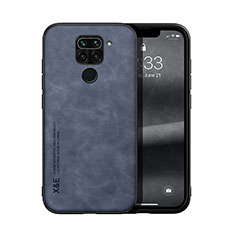 Funda Lujo Cuero Carcasa DY1 para Xiaomi Redmi Note 9 Azul