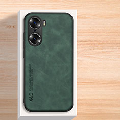 Funda Lujo Cuero Carcasa DY2 para Huawei Honor 60 Pro 5G Verde