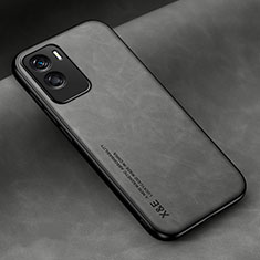 Funda Lujo Cuero Carcasa DY2 para Huawei Honor 90 Lite 5G Gris