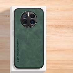 Funda Lujo Cuero Carcasa DY2 para Huawei Mate 50 Pro Verde