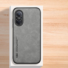 Funda Lujo Cuero Carcasa DY2 para Huawei Nova 9 SE Gris