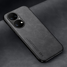 Funda Lujo Cuero Carcasa DY2 para Huawei P50 Pro Negro