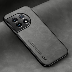 Funda Lujo Cuero Carcasa DY2 para OnePlus 11 5G Gris