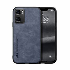 Funda Lujo Cuero Carcasa DY2 para Oppo A77 4G Azul