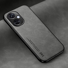 Funda Lujo Cuero Carcasa DY2 para Oppo K11 5G Gris