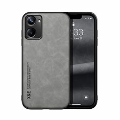 Funda Lujo Cuero Carcasa DY2 para Realme 10 4G Gris