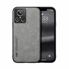 Funda Lujo Cuero Carcasa DY2 para Realme GT2 Master Explorer Gris