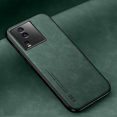 Funda Lujo Cuero Carcasa DY2 para Vivo iQOO Neo7 SE Verde