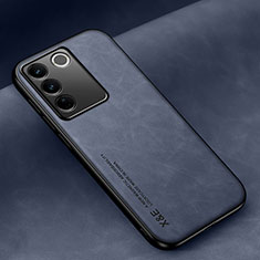 Funda Lujo Cuero Carcasa DY2 para Vivo V27 Pro 5G Azul