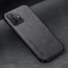 Funda Lujo Cuero Carcasa DY2 para Xiaomi Mi 11T 5G Negro