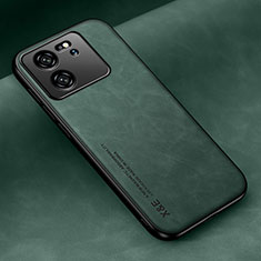 Funda Lujo Cuero Carcasa DY2 para Xiaomi Mi 13T 5G Verde