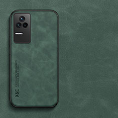Funda Lujo Cuero Carcasa DY2 para Xiaomi Poco F4 5G Verde