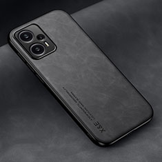 Funda Lujo Cuero Carcasa DY2 para Xiaomi Poco F5 5G Negro