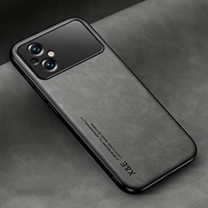 Funda Lujo Cuero Carcasa DY2 para Xiaomi Poco M5 4G Gris