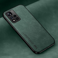 Funda Lujo Cuero Carcasa DY2 para Xiaomi Redmi Note 11 Pro+ Plus 5G Verde