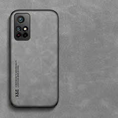 Funda Lujo Cuero Carcasa DY2 para Xiaomi Redmi Note 11T 5G Gris