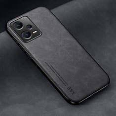 Funda Lujo Cuero Carcasa DY2 para Xiaomi Redmi Note 12 Pro 5G Negro