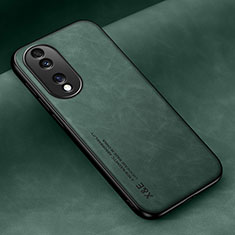 Funda Lujo Cuero Carcasa DY3 para Huawei Honor 70 5G Verde