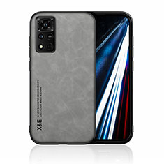 Funda Lujo Cuero Carcasa DY3 para Huawei Honor V40 5G Gris