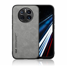 Funda Lujo Cuero Carcasa DY3 para Huawei Mate 50 Pro Gris