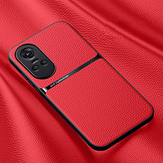 Funda Lujo Cuero Carcasa DY3 para Oppo Reno10 5G Rojo