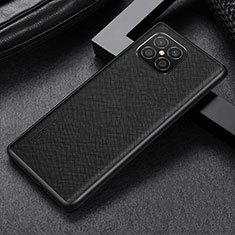 Funda Lujo Cuero Carcasa GS1 para Huawei Nova 8 SE 4G Negro