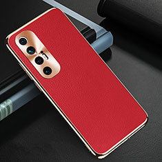 Funda Lujo Cuero Carcasa GS2 para Xiaomi Mi 10S 5G Rojo