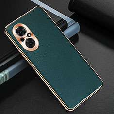 Funda Lujo Cuero Carcasa GS3 para Huawei Honor 50 SE 5G Verde