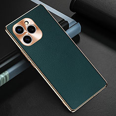 Funda Lujo Cuero Carcasa GS3 para Huawei Honor 60 SE 5G Verde