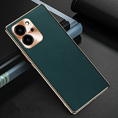 Funda Lujo Cuero Carcasa GS3 para Huawei Honor 80 SE 5G Verde