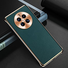 Funda Lujo Cuero Carcasa GS3 para Huawei Mate 50 Verde