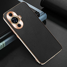 Funda Lujo Cuero Carcasa GS3 para Huawei Nova 11 Pro Negro