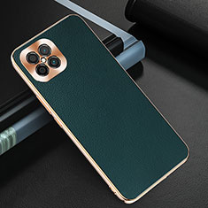 Funda Lujo Cuero Carcasa GS3 para Huawei Nova 8 SE 4G Verde