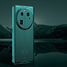 Funda Lujo Cuero Carcasa GS3 para Oppo Find X6 5G Verde