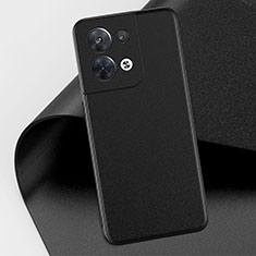 Funda Lujo Cuero Carcasa GS3 para Oppo Reno9 Pro 5G Negro