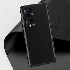 Funda Lujo Cuero Carcasa GS4 para Huawei Honor 70 Pro 5G Negro