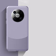 Funda Lujo Cuero Carcasa JB1 para Huawei Mate 40 Morado