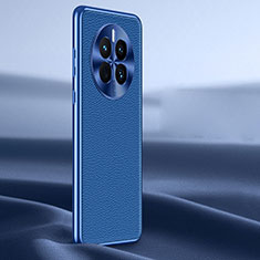 Funda Lujo Cuero Carcasa JB1 para Huawei Mate 50 Azul