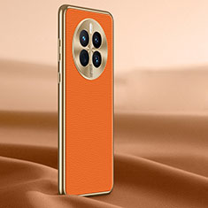 Funda Lujo Cuero Carcasa JB1 para Huawei Mate 50 Naranja