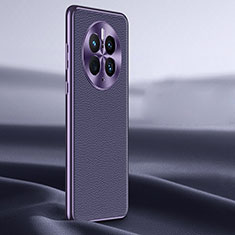 Funda Lujo Cuero Carcasa JB1 para Huawei Mate 50 Pro Morado