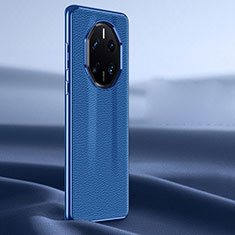 Funda Lujo Cuero Carcasa JB1 para Huawei Mate 50 RS Azul