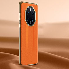 Funda Lujo Cuero Carcasa JB1 para Huawei Mate 50 RS Naranja