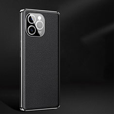 Funda Lujo Cuero Carcasa JB2 para Huawei Honor 60 SE 5G Negro