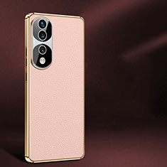 Funda Lujo Cuero Carcasa JB2 para Huawei Honor 70 Pro 5G Rosa