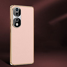 Funda Lujo Cuero Carcasa JB2 para Huawei Honor 70 Pro+ Plus 5G Rosa